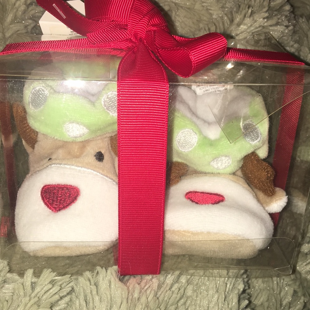 Unisex reindeer booties
